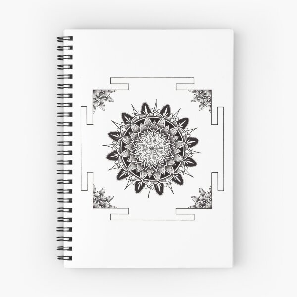 Item preview, Yantra Mandala in pen and ink dotwork designed and sold by René Voortwist Pen and Ink art.