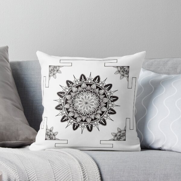 Item preview, Yantra Mandala in pen and ink dotwork designed and sold by René Voortwist Pen and Ink art.