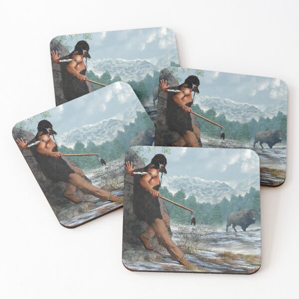 Item preview, Prehistoric Buffalo Hunter designed and sold by Daniel Eskridge.