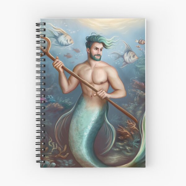 Artikelvorschau, Grünhaariger Merman entworfen und verkauft von dim-draws.