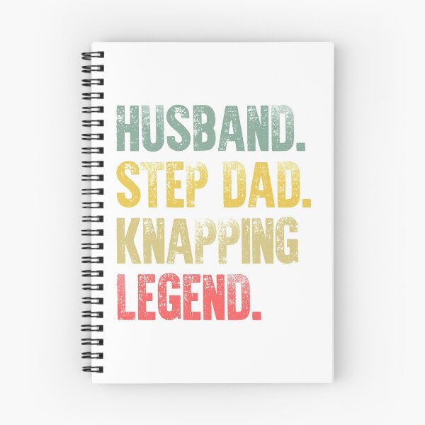 Item preview, Funny Men Vintage T Shirt Husband Step Dad Knapping Legend designed and sold by Bendthetrend.