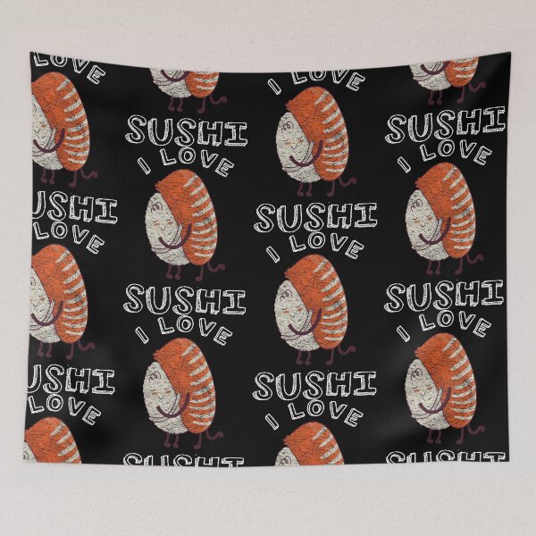 Item preview, love sushi saying designed and sold by pirminio.