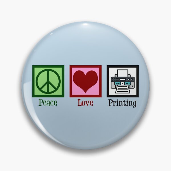Artikelvorschau, Peace Love Printing - Druckerei entworfen und verkauft von Epic Love Designs.