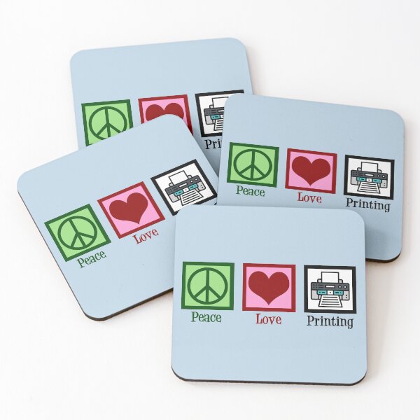 Item preview, Peace Love Printing - Printer Company designed and sold by Epic Love Designs.