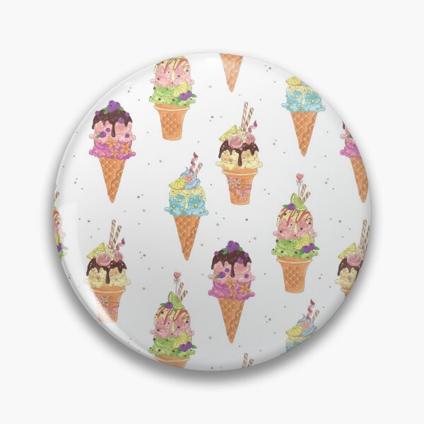 Item preview, Colourful Ice Cream Cones designed and sold by SamuraiKate.