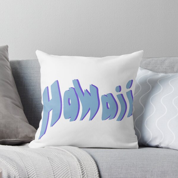 Item preview, Hawaii Cute Text Blue Warped Design designed and sold by fanta8.