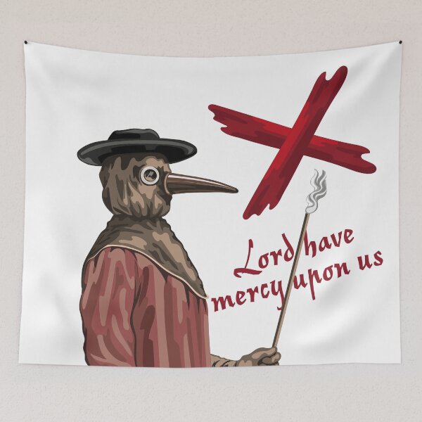 Item preview, The Plague Doctor - "Lord have mercy upon us" designed and sold by Annalisa-Jones.