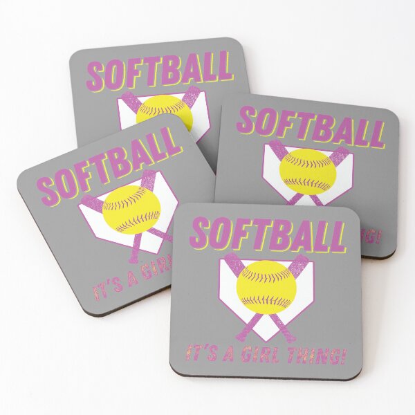 Item preview, Softball It's A Girl Thing Funny Fastpitch graphic designed and sold by nikkidawn74.