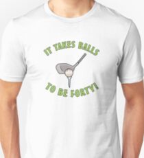 40th Birthday Golf Humor Unisex T-Shirt