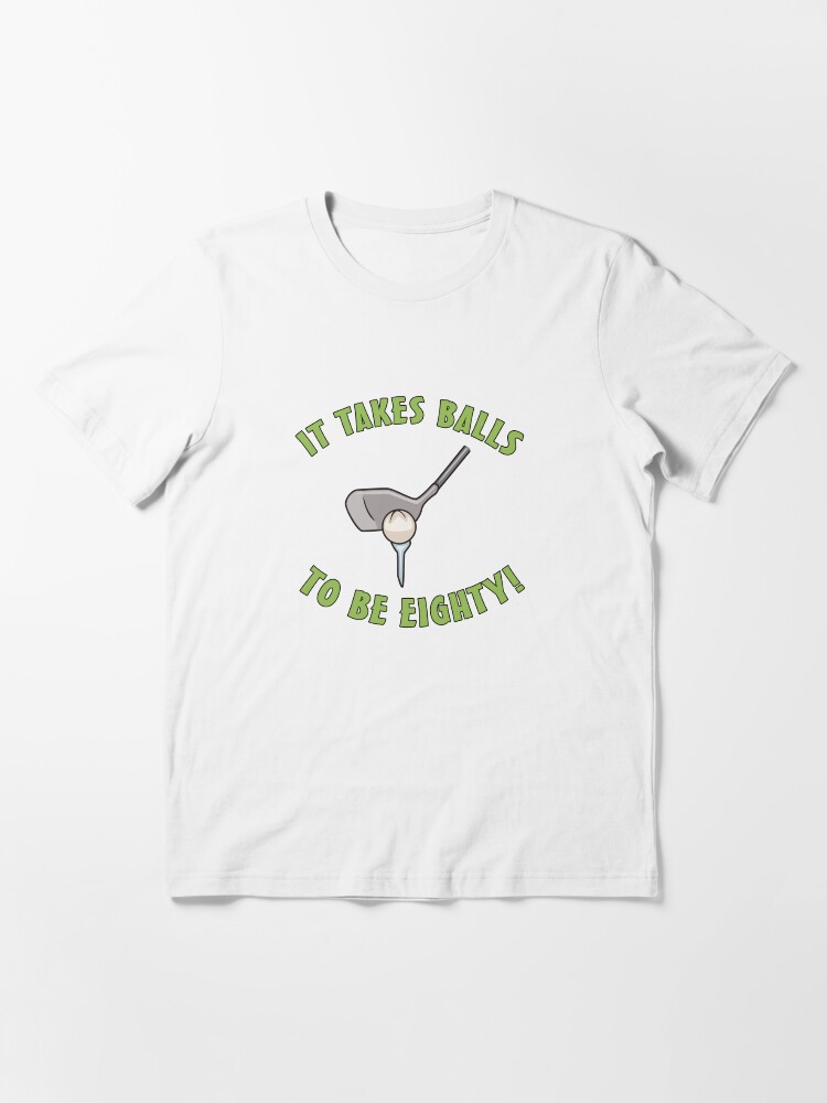 Alternate view of 80th Birthday Golf Humor Essential T-Shirt