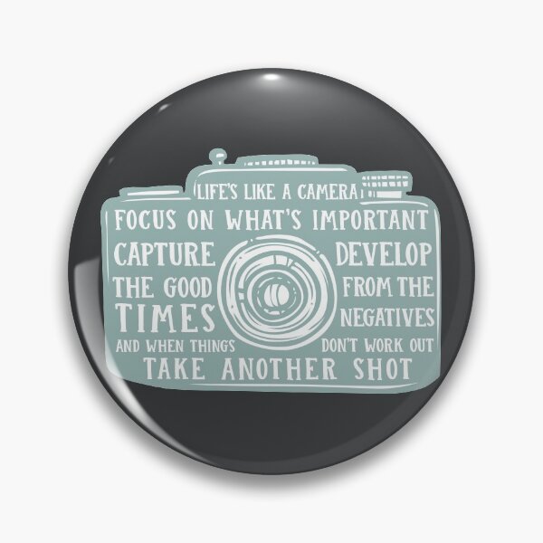 Item preview, Life Is Like A Camera Photographer Saying designed and sold by GreatLakesLocal.