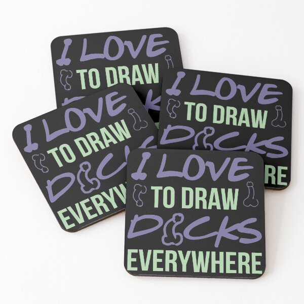 Item preview, I LOVE TO DRAW DICKS EVERYWHERE designed and sold by Dwarf-Monkey.