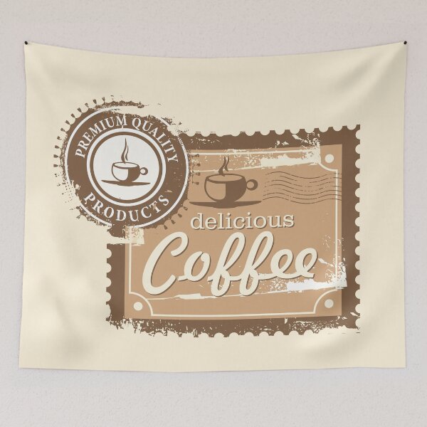 Item preview, Vintage Coffee stamp design designed and sold by coffeeapparel.