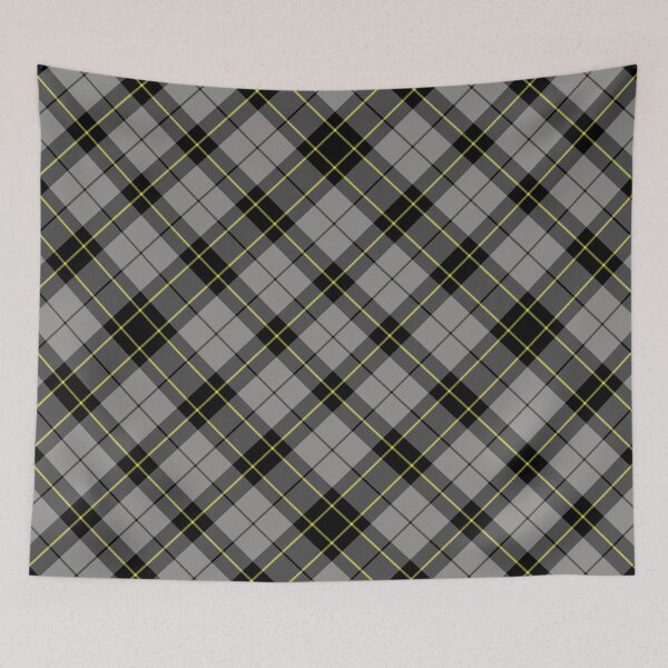 Item preview, Black & Grey Cross Tartan Plaid Twill Pattern designed and sold by 89BLACK.