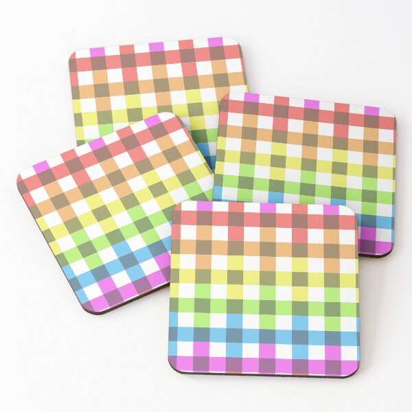 Item preview, colorful plaid checkered designed and sold by ZiphGames.