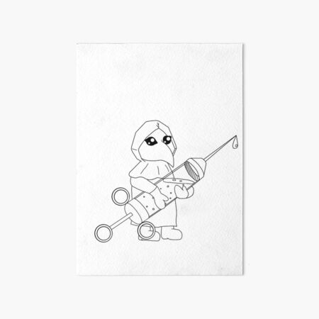 Scp 49 Art Board Prints Redbubble