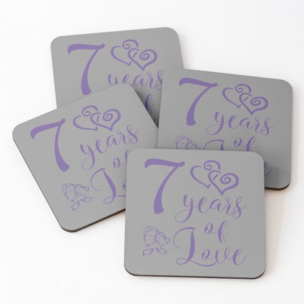 Item preview, 7 Years Of Love 7th Anniversary Gift product designed and sold by nikkidawn74.