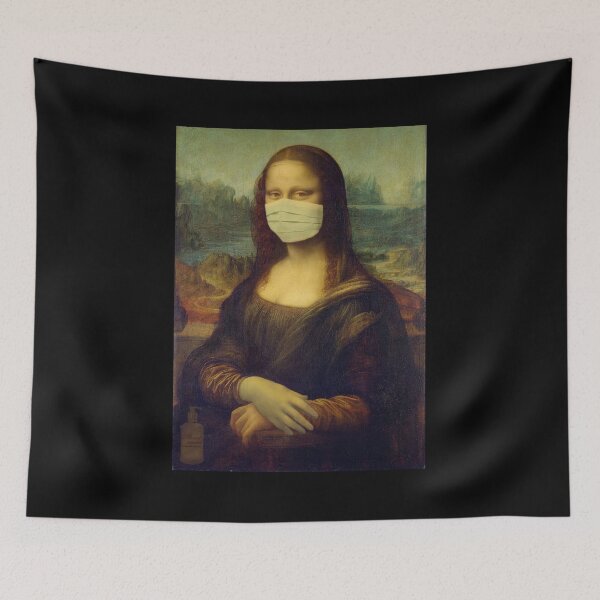 Item preview, La Gioconda Covid Monalisa Corona designed and sold by Black Star.