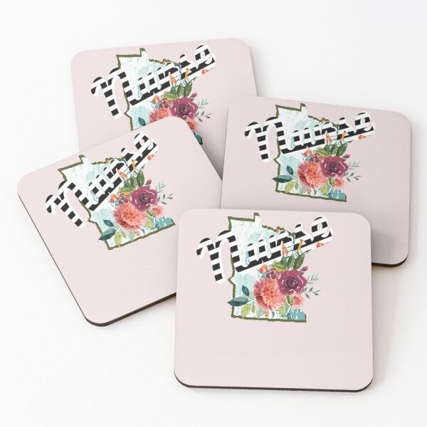 Item preview, Minnesota Nurse Floral Watercolor designed and sold by AZGuzmans.