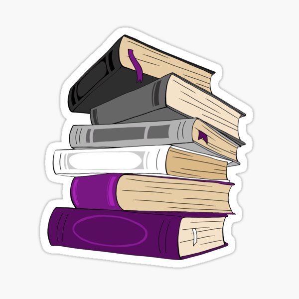Item preview, Ace Pride Book Stack designed and sold by Kelsee Meier-Evans.