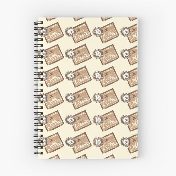 Item preview, Vintage Coffee stamp design pattern designed and sold by coffeeapparel.
