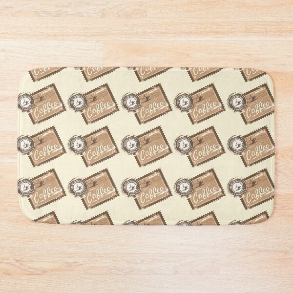 Item preview, Vintage Coffee stamp design pattern designed and sold by coffeeapparel.