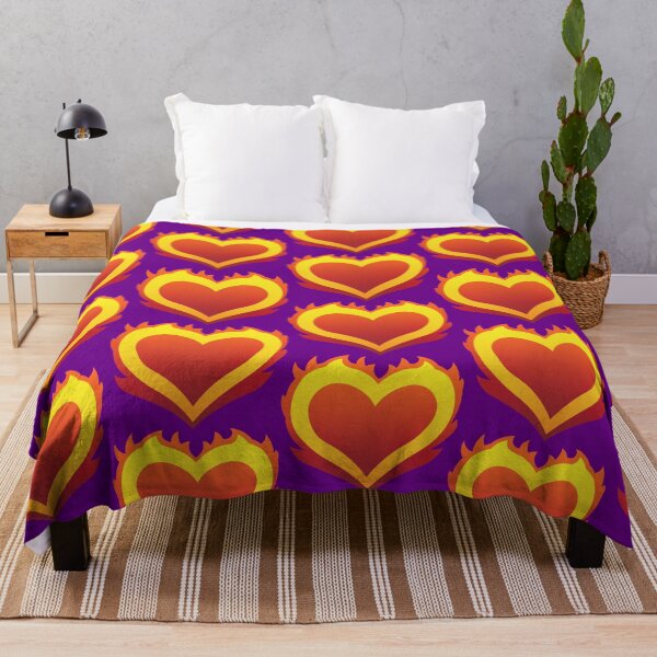 Fhart! (Fire Heart) Throw Blanket