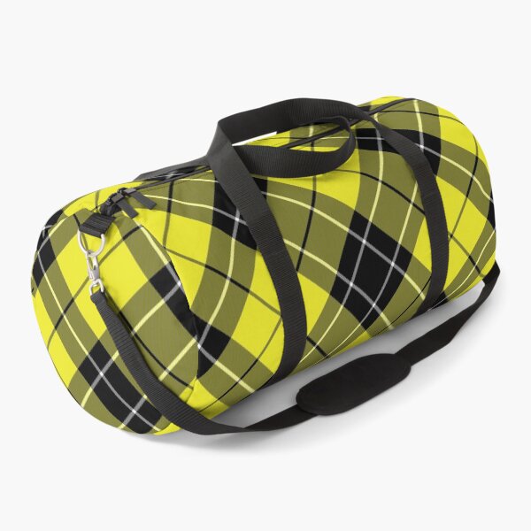 Item preview, Yellow & Black Cross Tartan Plaid Twill Pattern designed and sold by 89BLACK.