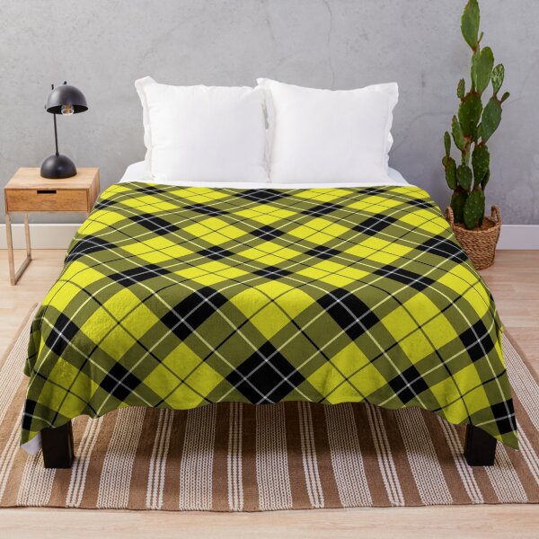 Item preview, Yellow & Black Cross Tartan Plaid Twill Pattern designed and sold by 89BLACK.
