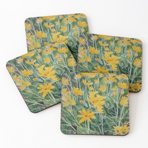 Item preview, Arrow Leaf Yellow Flowers designed and sold by tahoekerri.