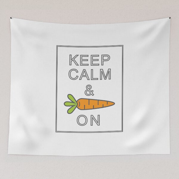 Item preview, Keep Calm And Carrot On designed and sold by asmmdesign.
