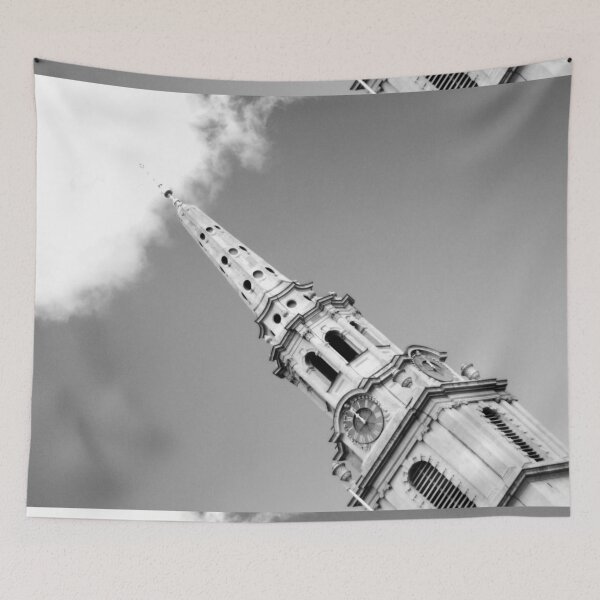 Item preview, Church Spire Black and White designed and sold by AM-Photographer.