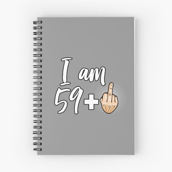 Item preview, I Am 59 Plus Middle Finger Funny 60th Birthday Gift design designed and sold by nikkidawn74.
