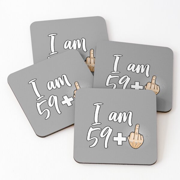 Item preview, I Am 59 Plus Middle Finger Funny 60th Birthday Gift design designed and sold by nikkidawn74.