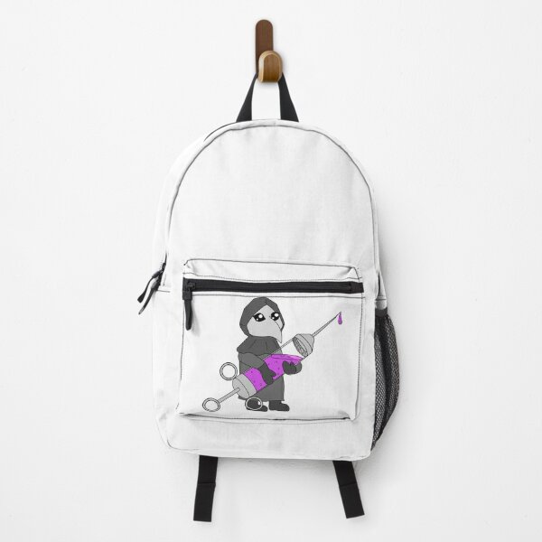 Scp 049 Backpacks Redbubble - scp 049 10 roblox