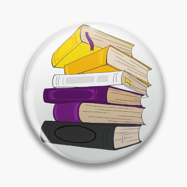 Item preview, Non-binary Pride Book Stack designed and sold by Kelsee Meier-Evans.