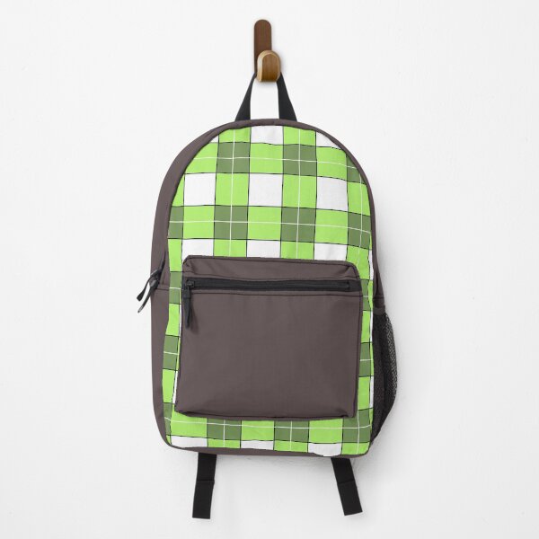 Item preview, white green plaid designed and sold by ZiphGames.