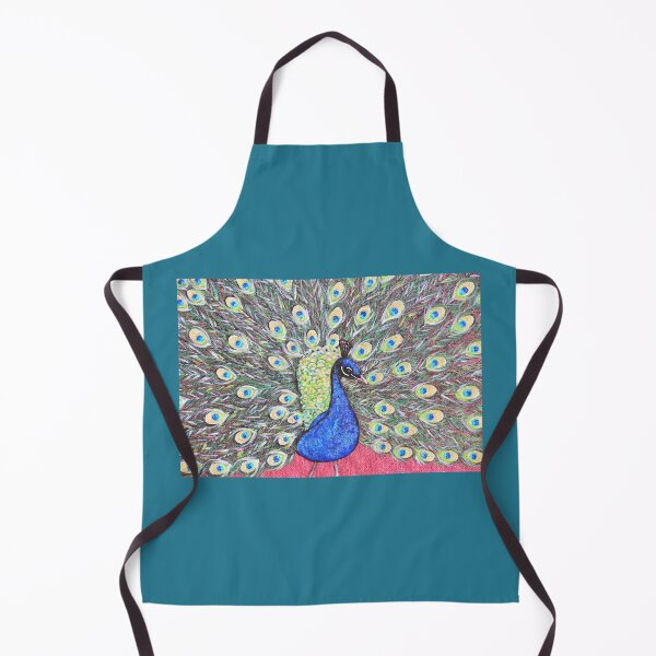Item preview, Peacock Acrylic Painting designed and sold by Art by Kirsten Sneath.