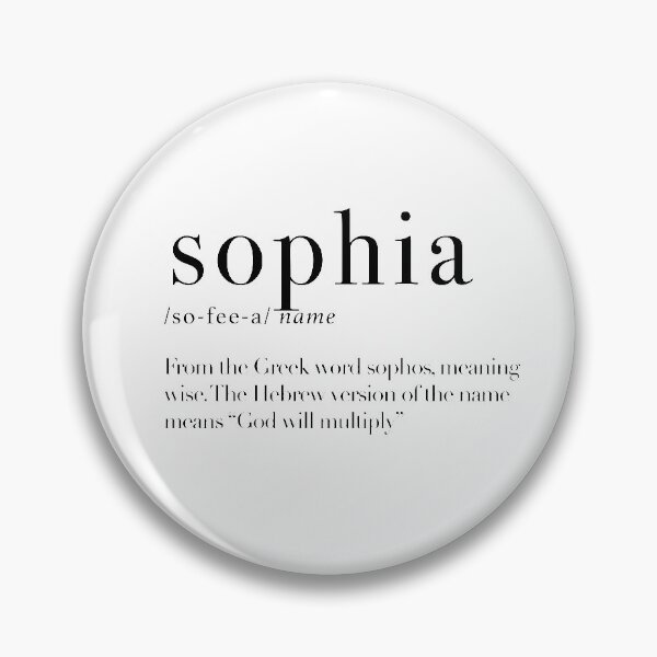 Item preview, Sophia - name meaning designed and sold by maxchmz.