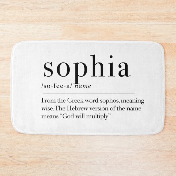 Item preview, Sophia - name meaning designed and sold by maxchmz.