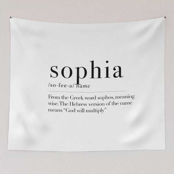 Item preview, Sophia - name meaning designed and sold by maxchmz.