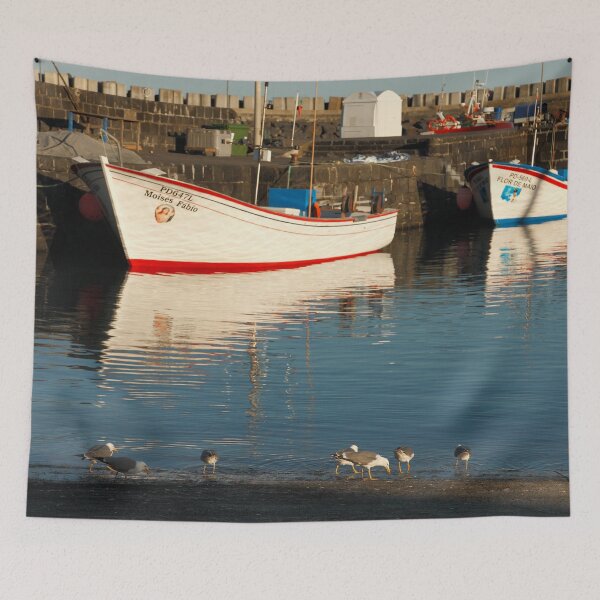 Item preview, Fishing boats and seagulls designed and sold by Gaspar Avila.