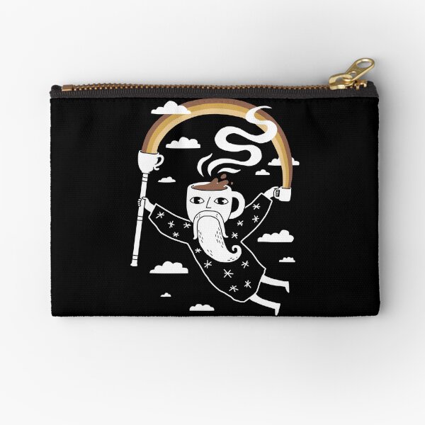 Joe the Coffee Wizard Zipper Pouch
