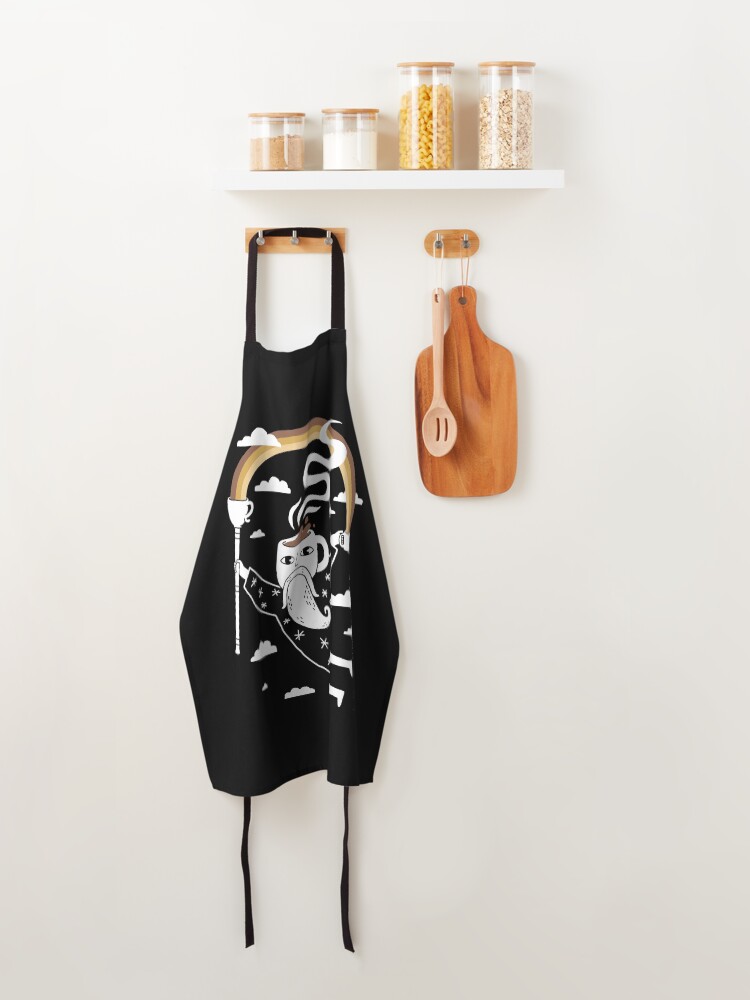Alternate view of Joe the Coffee Wizard Apron