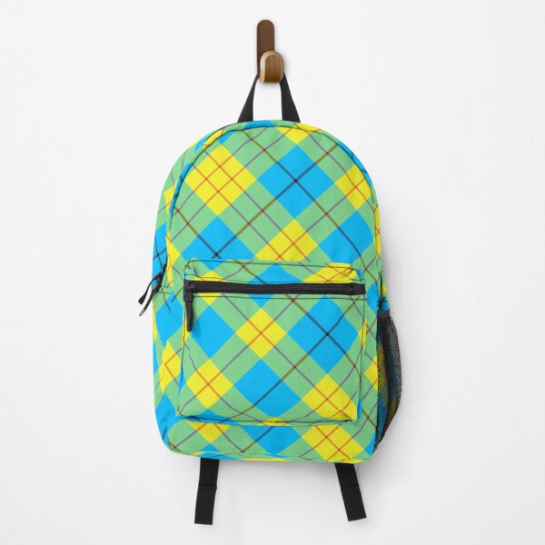 Item preview, Yellow Orange & Blue Cross Plaid Twill Pattern designed and sold by 89BLACK.