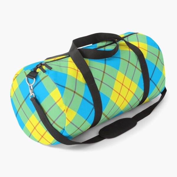 Item preview, Yellow Orange & Blue Cross Plaid Twill Pattern designed and sold by 89BLACK.