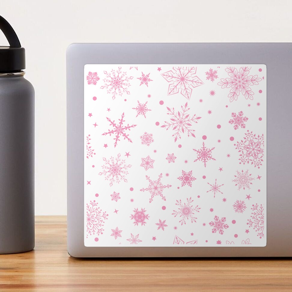 Large Snowflake Mold - Pink