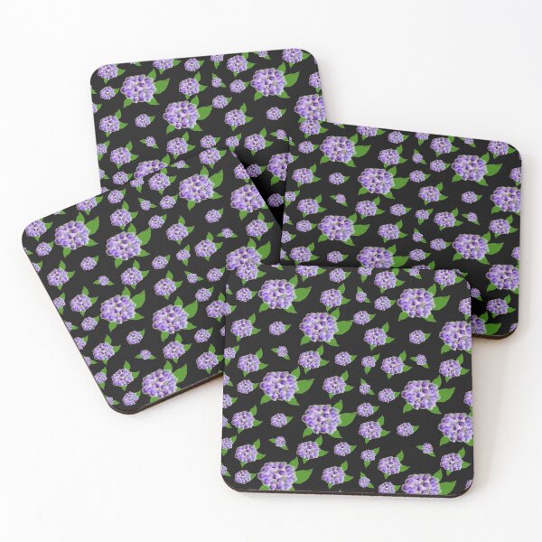 Item preview, Hydrangea Floral Pattern designed and sold by Malha Malha.