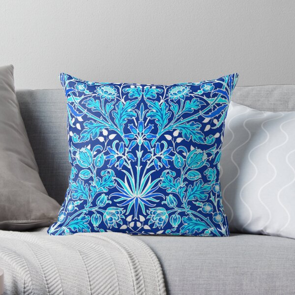 Cobalt blue decorative sales pillows