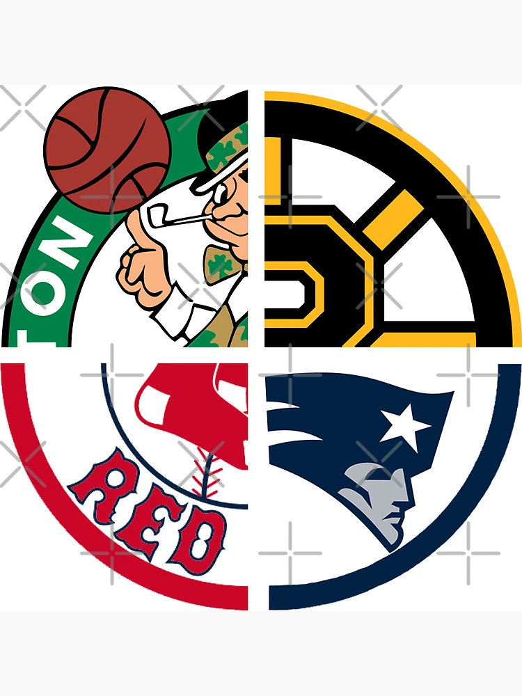 Boston Red Sox Patriots Bruins Celtics Mascot Collage Champs Logo Die-Cut  MAGNET - The ICT University